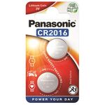 Батарейка Panasonic літієва CR2016 блістер, 2 шт., фото , зображення 2 | SNABZHENIE.com.ua