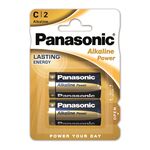 Батарейка Panasonic ALKALINE POWER лужна C(LR14) блістер, 2 шт., фото , зображення 2 | SNABZHENIE.com.ua