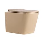 Унитаз подвесной Qtap Tern Ultra Quiet 520×345×325 мм, Beige, с сиденьем Slim Duroplast / Soft-close / Quick Release QTTER26SB49001, фото  | SNABZHENIE.com.ua