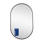 Зеркало Qtap Scorpio (SC1) с LED-подсветкой Touch, с антизапотеванием, с диммером, рег. темп. цвета (3000-6500K) Black QTSC500800, фото , зображення 2 | SNABZHENIE.com.ua