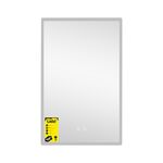 Зеркало Lidz Orion (OR2) 500х800 с LED-подсветкой Touch, с антизапотеванием, с диммером, рег. яркости LDOR50080049291, фото , изображение 2 | SNABZHENIE.com.ua