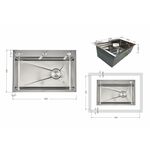 Мойка для кухни интегрированная Lidz Handmade H6845H Decor Honeycomb 3,0/1,0 мм LDH6845HDEC49444, фото , изображение 2 | SNABZHENIE.com.ua
