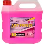 Антифриз Starline Ready to Use G-12+  червоний -30°C 3л (NA K12READY-3), фото , зображення 2 | SNABZHENIE.com.ua