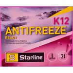 Антифриз Starline Ready to Use G-12+  червоний -30°C 3л (NA K12READY-3), фото , зображення 3 | SNABZHENIE.com.ua