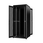 Шафа MIRSAN 19", 42U, GTN, перфоровані двері, 800x800 мм, максимально 1000 кг, чорна, фото  | SNABZHENIE.com.ua