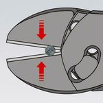 Кусачки боковые KNIPEX TwinForce 73 72 180 BK, мощные, фото , изображение 5 | SNABZHENIE.com.ua