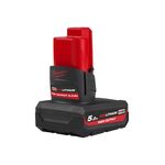 Акумулятор MILWAUKEE M12 HB5 (High Output), фото , зображення 2 | SNABZHENIE.com.ua