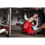 Акумуляторна прочистна машина MILWAUKEE M18 FUEL FDCPF10-201C з тросом 10 мм, фото , зображення 4 | SNABZHENIE.com.ua