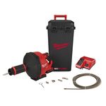 Акумуляторна прочистна машина MILWAUKEE M18 FUEL FDCPF10-201C з тросом 10 мм, фото , зображення 3 | SNABZHENIE.com.ua