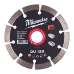 Алмазный диск DU 125 для бетона, камня, кирпича MILWAUKEE, фото , изображение 2 | SNABZHENIE.com.ua