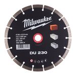 Алмазный диск DU 230 для бетона и камня MILWAUKEE, фото , изображение 2 | SNABZHENIE.com.ua