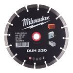 Алмазный диск DUH 230 для бетона и камня MILWAUKEE, фото , изображение 2 | SNABZHENIE.com.ua