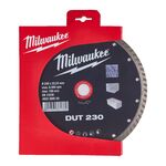 Алмазный диск DUT 230 MILWAUKEE для керамики и бетона (чистый рез), фото  | SNABZHENIE.com.ua