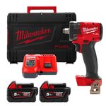 Гайковерт високопотужний MILWAUKEE 1/2 (339 Nm) з фрикційним кільцем M18 FUEL FIW2F12-502X, фото  | SNABZHENIE.com.ua