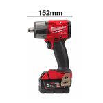 Гайковерт висококрутний MILWAUKEE 1/2 (881 Нм) з кільцем M18 FMTIW2F12-502X (2 акумулятори + ЗУ + кейс), фото , зображення 7 | SNABZHENIE.com.ua