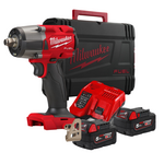 Гайковерт висококрутний MILWAUKEE 1/2 (881 Нм) з кільцем M18 FMTIW2F12-502X (2 акумулятори + ЗУ + кейс), фото , зображення 2 | SNABZHENIE.com.ua
