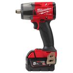 Гайковерт висококрутний MILWAUKEE 1/2 (881 Нм) з кільцем M18 FMTIW2F12-502X (2 акумулятори + ЗУ + кейс), фото , зображення 4 | SNABZHENIE.com.ua