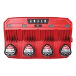 Зарядний пристрій MILWAUKEE M12 C4 (для 4-х акум. M12) 4932430554, фото , зображення 7 | SNABZHENIE.com.ua