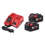 Енергокомплект M18 NRG-502 (В5 2шт; з/у M12-18FC) + подарунок Акумулятор M12 B2 4933459217, фото , зображення 3 | SNABZHENIE.com.ua