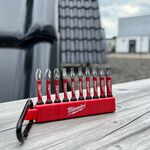 Набор бит и держателя с карабином, 10 шт (PH2, PZ2, TX15, TX20, TX25, TX30), фото , изображение 2 | SNABZHENIE.com.ua