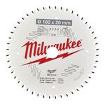 Диск пильний PFTE MILWAUKEE, 160х20х2,2мм, 48 зуб., фото , зображення 2 | SNABZHENIE.com.ua