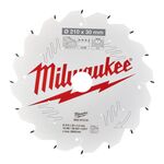 Диск пильний PFTE THIN KERF MILWAUKEE, 210/30мм, 16 зуб., фото , зображення 2 | SNABZHENIE.com.ua