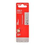 Сверло по металлу HSS-Co MILWAUKEE DIN338, 1,0 мм, 2 шт., фото  | SNABZHENIE.com.ua