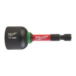 Торцева головка 1/4 дюйма, шестигранна, 17 мм Shockwave™, ударопрочна Milwaukee 4932492444, фото , зображення 2 | SNABZHENIE.com.ua