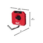 Держатель MILWAUKEE PACKOUT SMALL SINGLE STRAIGHT HOOK, фото , зображення 4 | SNABZHENIE.com.ua