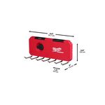 Держатель MILWAUKEE PACKOUT SMALL HOOK ROW, фото , зображення 4 | SNABZHENIE.com.ua