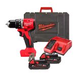 Аккумуляторная ударная дрель-шуруповёрт MILWAUKEE M18 BLPDRC-202C, фото , изображение 2 | SNABZHENIE.com.ua