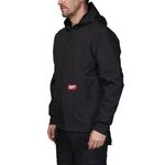 Куртка з капюшоном FREEFLEX™ MILWAUKEE, SJ, чорна, розмір XL, фото , зображення 2 | SNABZHENIE.com.ua