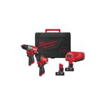 Набор инструментов M12 FPP2X2-402X MILWAUKEE, 2 аккумулятора, фото , изображение 3 | SNABZHENIE.com.ua