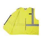 Сигнальний жилет Hi-Viz MILWAUKEE, жовтий (2XL/3XL), фото , зображення 3 | SNABZHENIE.com.ua