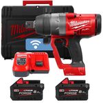 Гайковерт акумуляторний безщітковий MILWAUKEE 1'' (2400Нм) M18 ONEFHIWF1-802X, (ЗУ+2ак) FORGE™, фото  | SNABZHENIE.com.ua