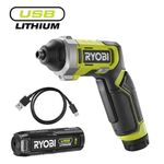 Отвертка аккумуляторная RYOBI RSD4-120T (5133006210), фото  | SNABZHENIE.com.ua