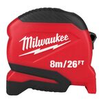 Рулетка Pro Compact MILWAUKEE (Gen 2), 8м/26фт, (25мм), фото  | SNABZHENIE.com.ua