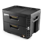 Ящик для инструментов TOUGHBUILT TB-B1-D-72 StackTech большой с 2 выдвижными ящиками, фото , изображение 2 | SNABZHENIE.com.ua
