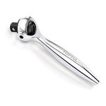 Мини трещетка 1/4" с шарниром 360° 90 зубцов TOPTUL CHKX0810, фото  | SNABZHENIE.com.ua