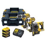 Набір з трьох інструментів безщіткових DeWALT DCK368P3T, фото  | SNABZHENIE.com.ua