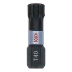 Бита T40 x 25 мм Impact Control TicTac, 25 шт, BOSCH, фото  | SNABZHENIE.com.ua