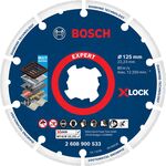 Алмазный круг по металлу X-LOCK 125 мм BOSCH (2608900533), фото  | SNABZHENIE.com.ua