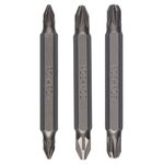 Набор отверток двойных, 3 шт. PZ1-PZ1; PZ2-PZ2; PZ3-PZ3, 60 мм BOSCH, фото  | SNABZHENIE.com.ua