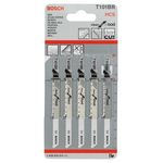 Пильное полотно T 101 BR Clean for Wood по дереву 5 шт, BOSCH, фото , изображение 4 | SNABZHENIE.com.ua