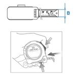 Рулетка 3м с магнитным крючком, фото , изображение 2 | SNABZHENIE.com.ua