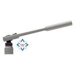 Тріскачка 1/2" 250мм 32 зуби (кут 15 градусів), фото , зображення 2 | SNABZHENIE.com.ua