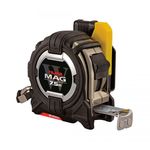 Рулетка TAJIMA W-MAG 7,5м, ударопрочная, два магнита, SFG3GLWM25, фото  | SNABZHENIE.com.ua