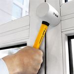 Резиновый молоток S&R 55мм, 450г, белый, фото , изображение 6 | SNABZHENIE.com.ua