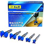 Набор сверл Форстнера по дереву S&R, 5 шт., фото , изображение 10 | SNABZHENIE.com.ua