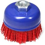 Чашечная щетка S&R 75мм нейлоновая 136860075, фото  | SNABZHENIE.com.ua